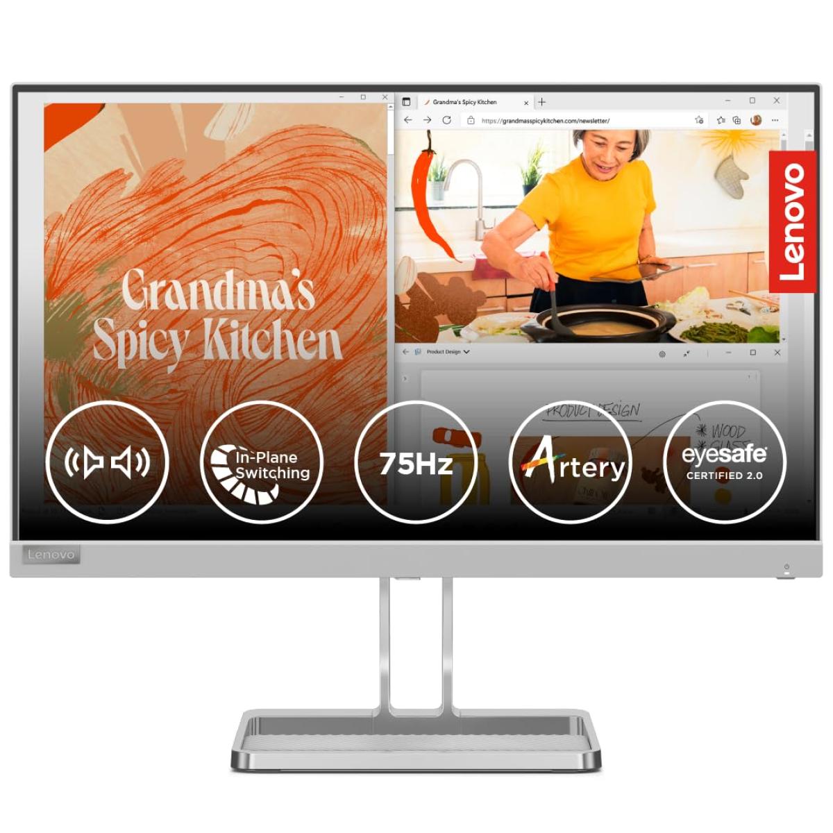 Lenovo L22e-40 モニター Amazon.com: Lenovo L22e-40 Monitor, 21.45” FullHD Resolution